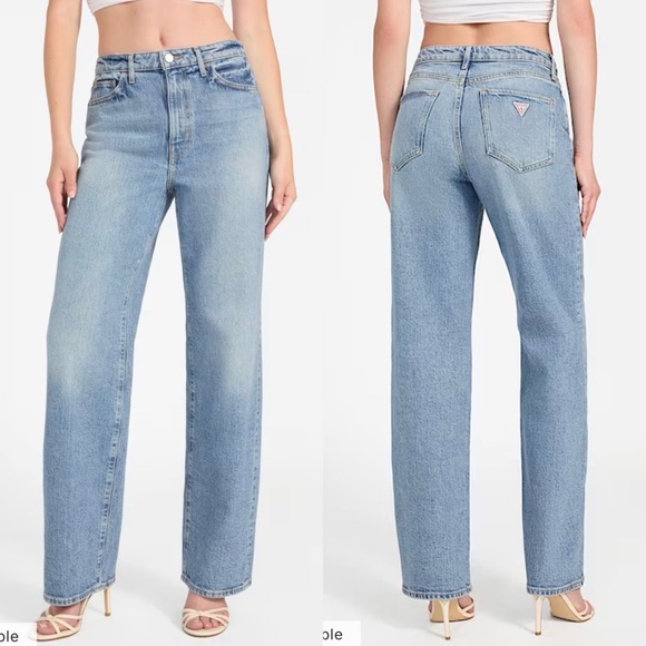 Guess Denim - GUESS Ultra High-Rise Straight Ankle Leg Jeans Size 29